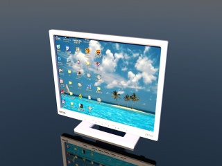 电脑显示器C4D模型