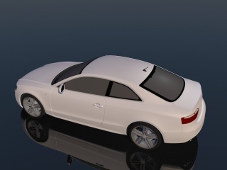 奥迪轿车C4D模型