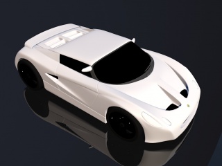 超级跑车C4D模型