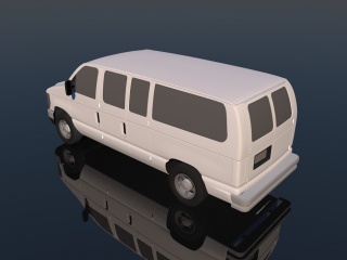 商务车C4D模型