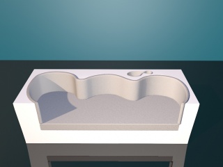 现代造型沙发C4D模型