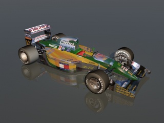 F1赛车C4D模型