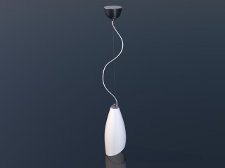 玻璃灯罩吊灯C4D模型