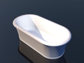 独立式浴盆C4D模型