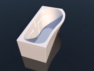凸出式浴缸C4D模型