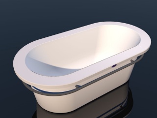 桶式浴缸C4D模型
