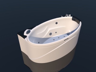 按摩浴缸C4D模型