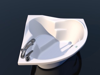 高档浴缸C4D模型