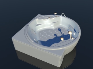 陶瓷浴缸C4D模型
