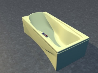 舒适型浴缸C4D模型