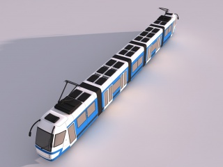地铁C4D模型