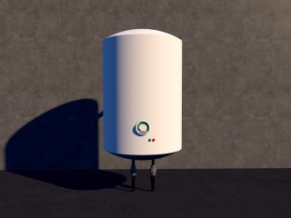 热水器C4D模型