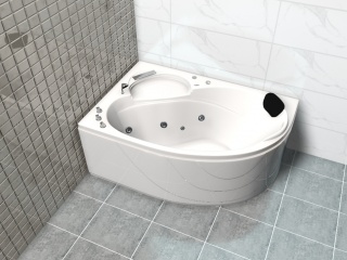 坐式浴缸C4D模型