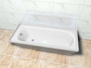 长方形浴缸C4D模型