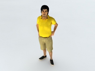巴西男孩C4D模型