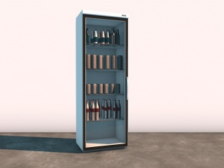 超市冰柜C4D模型