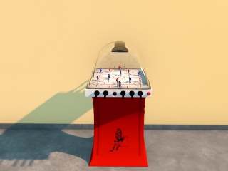 冰球桌C4D模型