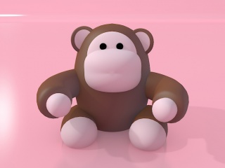 童趣猿猴C4D模型