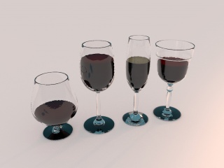 酒杯C4D模型