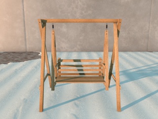 秋千椅C4D模型