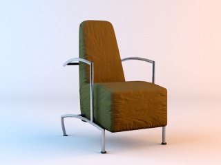 简约沙发椅C4D模型