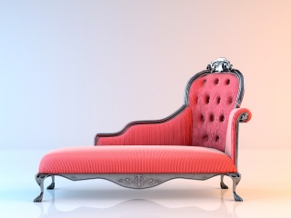 贵妃椅C4D模型