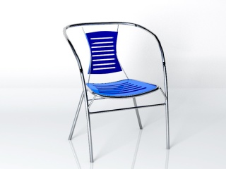 皮条休闲椅C4D模型