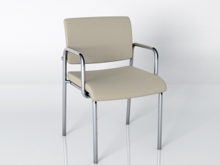 简易皮质座椅C4D模型