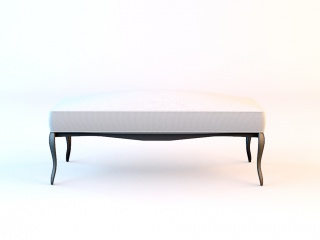 淡色沙发凳C4D模型