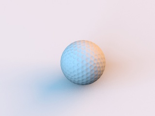 高尔夫球C4D模型