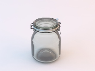 玻璃罐子2C4D模型