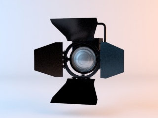 影棚照明设备C4D模型