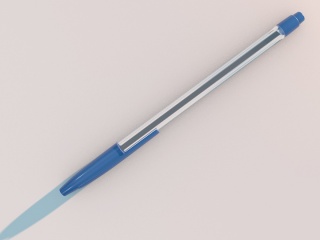 圆珠笔3C4D模型