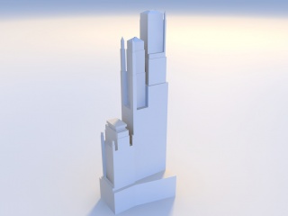 建筑39C4D模型