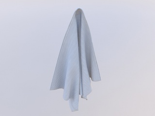 毛巾6C4D模型