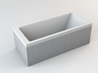 方形浴缸C4D模型