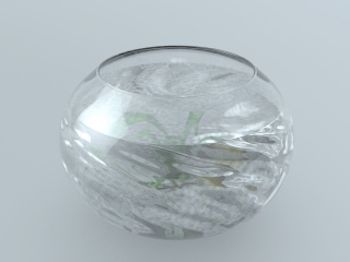鱼缸C4D模型