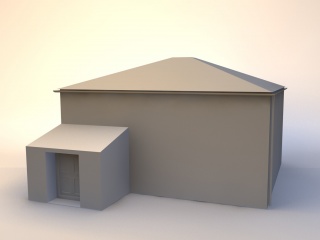 房子建筑10C4D模型