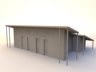 房子建筑12C4D模型