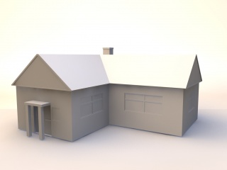 房子建筑16C4D模型