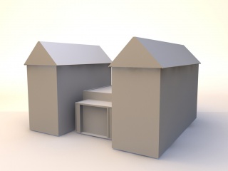 房子建筑20C4D模型