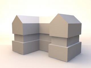 房子建筑23C4D模型
