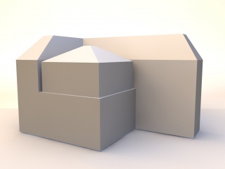房子建筑25C4D模型