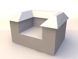 房子建筑38C4D模型