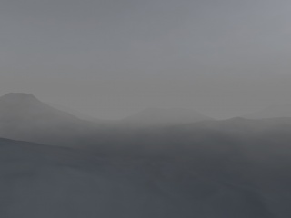 天气雾C4D模型