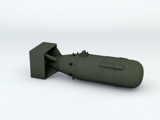 炸弹C4D模型
