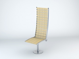 高背椅C4D模型