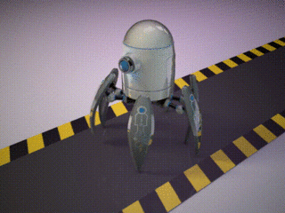 间谍机器人C4D模型