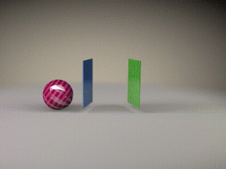 圆球滚动动画C4D模型