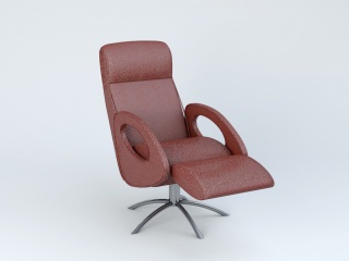 休闲办公躺椅C4D模型